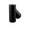 100mm BLACK SOLINOX TEE 135 Degree
