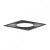 100mm BLACK SOLINOX VENTILATED FIRE STOP PLATE