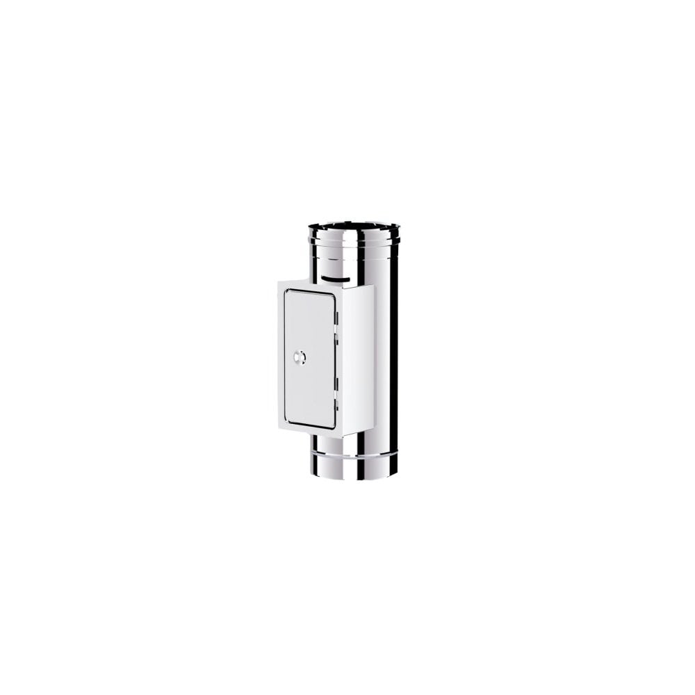 100mm SOLINOX STRAIGHT WITH INSPECTION DOOR 250mm