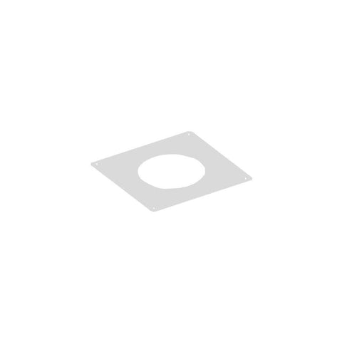 100mm WHITE SOLINOX SOLID FIRESTOP PLATE
