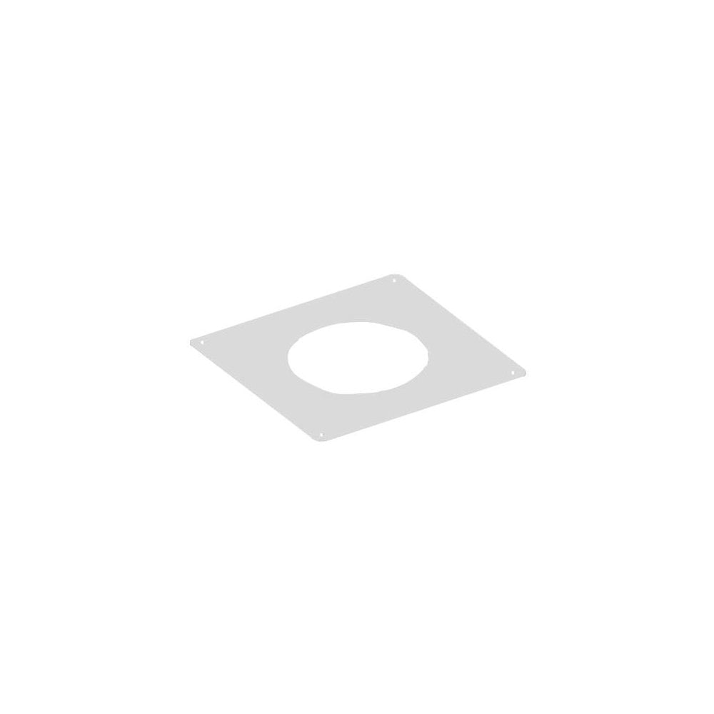 100mm WHITE SOLINOX SOLID FIRESTOP PLATE