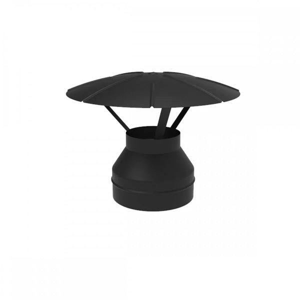 130mm BLACK SOLINOX RAIN CAP