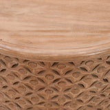 Artwork Mango Wood Coffee Table