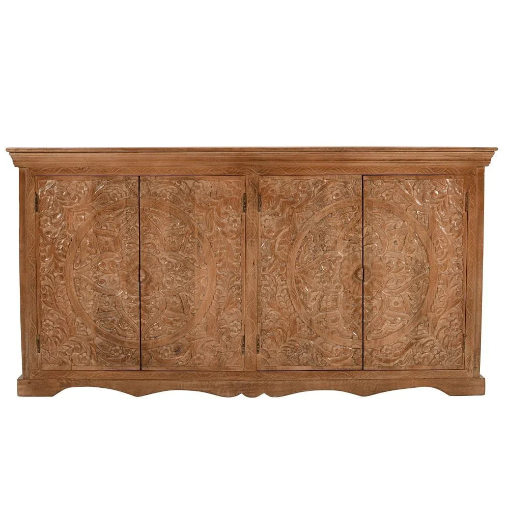Artwork Mango Wood Sideboard Xl