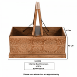Artwork Mango Wood Coffee Table/blanket Box