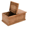 Artwork Mango Wood Coffee Table/blanket Box