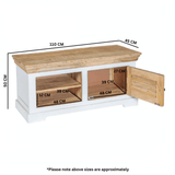 Alfie Wood Tv Cabinet/bench