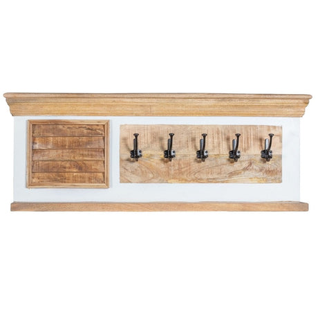 Alfie Wood Hook/coat Hanger Wall