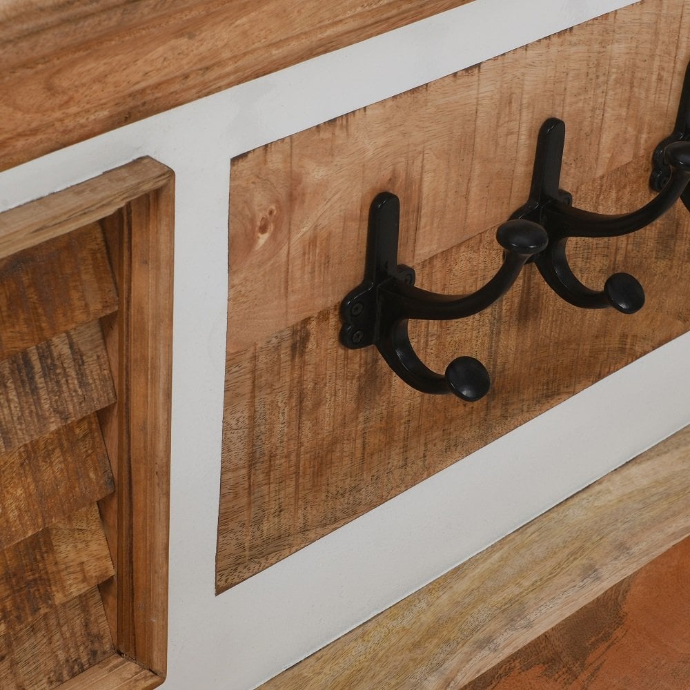 Alfie Wood Hook/coat Hanger Wall