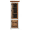 Alfie Wood Bookcase/display Cabinet - 3 Shelves & 1 Doors