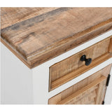 Alfie Solid Mango Wood Bedside Cabinet 1 Darwer + Door