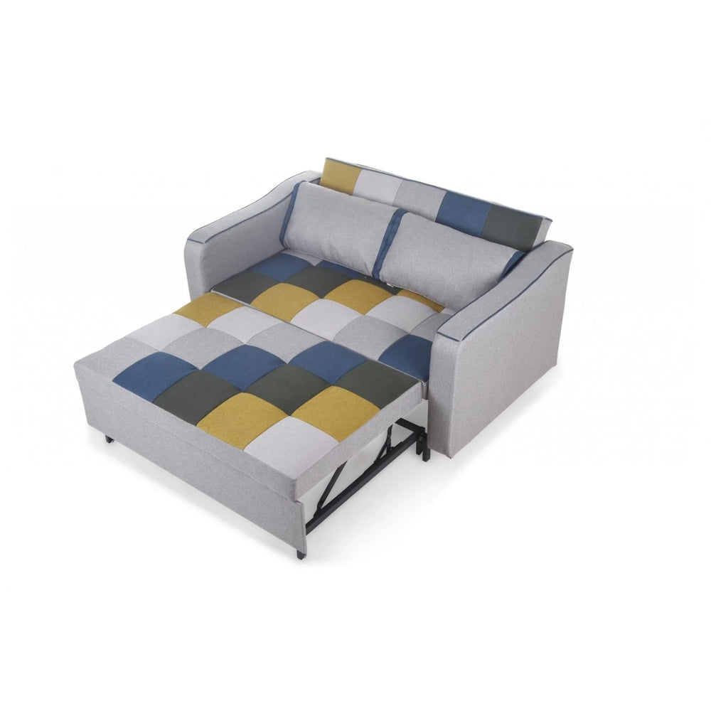 Aspen Yellow/Blue Patchwork