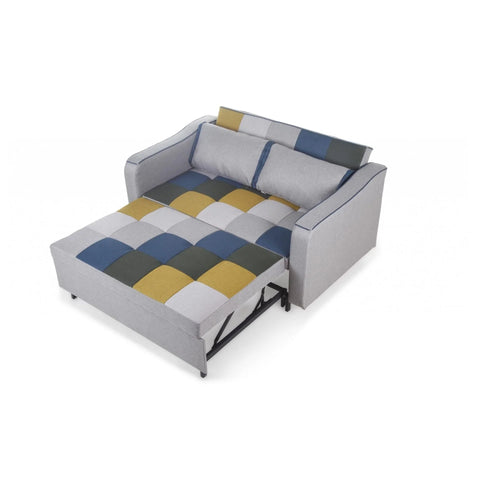 Aspen Yellow/Blue Patchwork