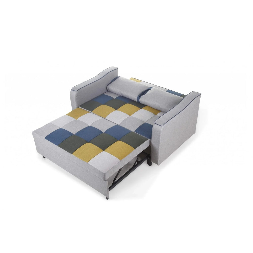 Aspen Yellow/Blue Patchwork