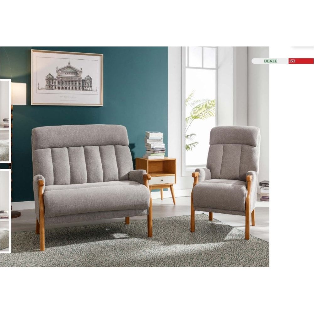 Blaze Fireside Chair Silver