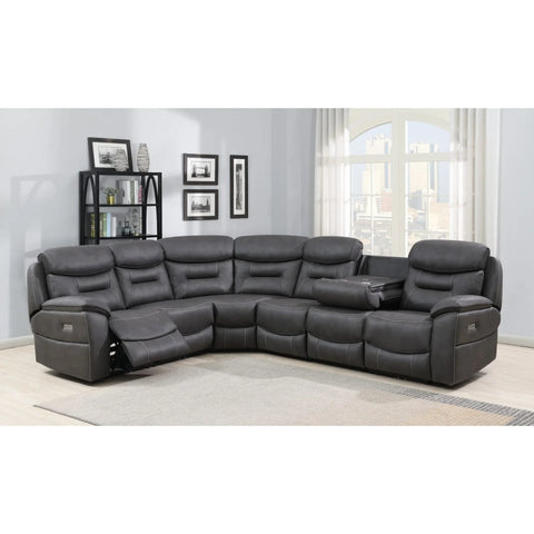 Leroy Corner W/ Drop Down Tray & Wireless Charger