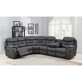 Leroy Corner W/ Drop Down Tray & Wireless Charger