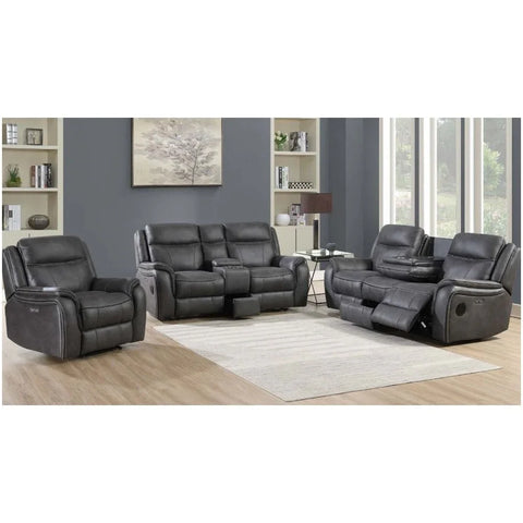 Phoenix 2 Seater Recliner W/ 2 Cooler Cupholders, Wireless Charger, Speakers & Drawer