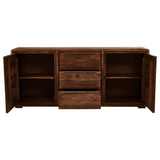 Valora Two Door Three Drawer Sheesham And Acacia Sideboard