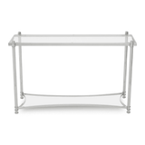Hadley Clear Glass Console Table