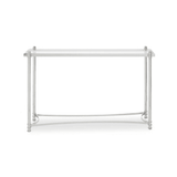 Hadley Clear Glass Console Table