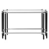 Verdi Silver Chrome Console Table