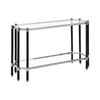 Verdi Silver Chrome Console Table