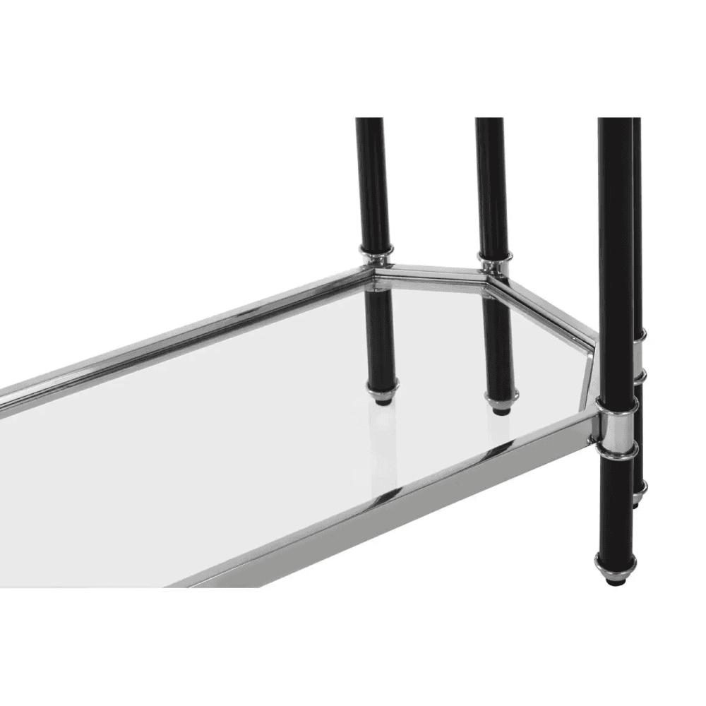 Verdi Silver Chrome Console Table