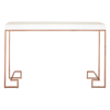 Inspire Console Table With Rose Gold Legs