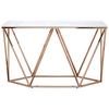 Inspire Rectangular Champagne Console Table