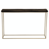 Metis Black And Gold Console Table