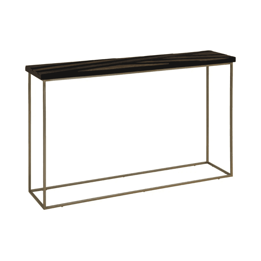 Metis Black And Gold Console Table