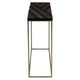 Metis Black And Gold Console Table