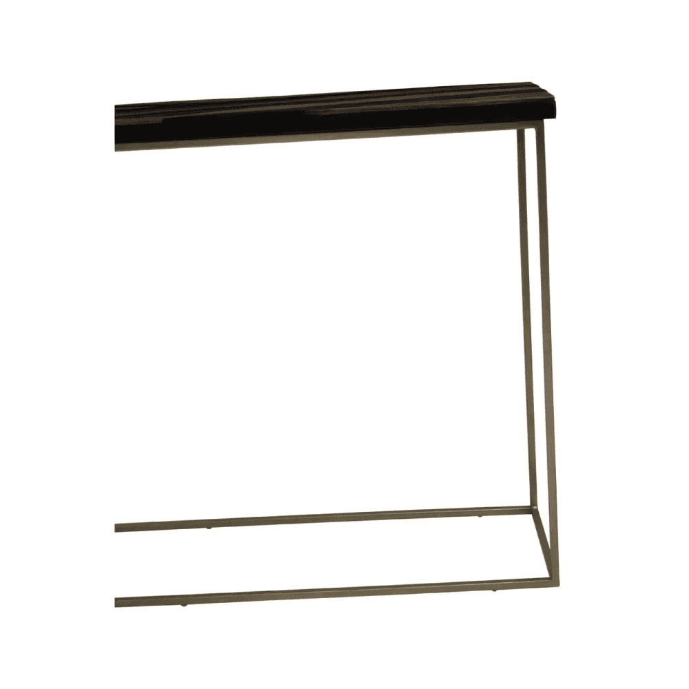 Metis Black And Gold Console Table