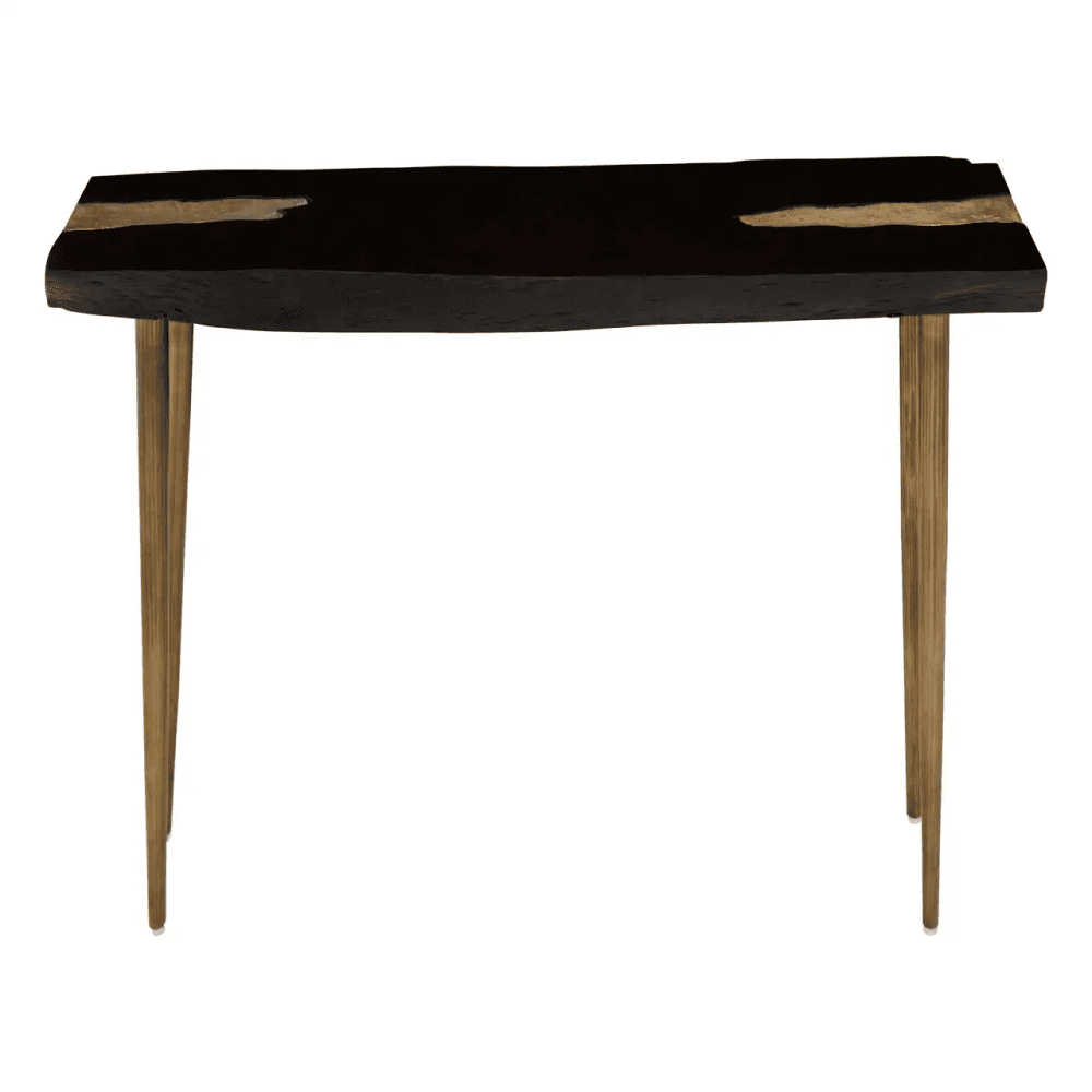 Ravenna Console Table With Black Top