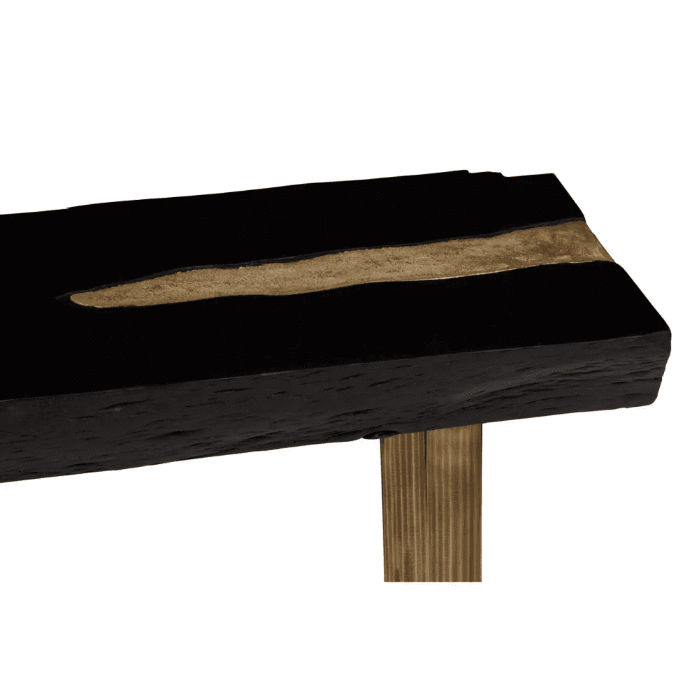 Ravenna Console Table With Black Top