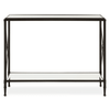 Vertex Console Table With Black Finish Frame