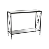 Vertex Console Table With Black Finish Frame