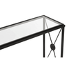Vertex Console Table With Black Finish Frame