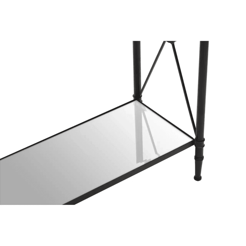 Vertex Console Table With Black Finish Frame