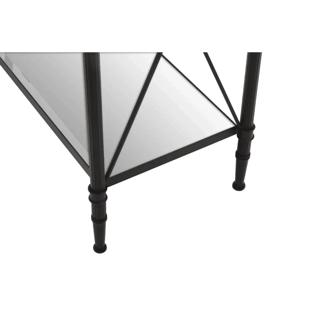 Vertex Console Table With Black Finish Frame