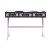 Lancaster Townhouse Black And White Genuine Cowhide Console Table