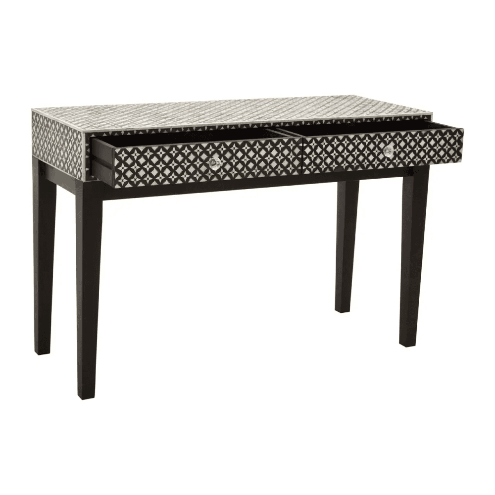 Nomad Mother Of Pearl Console Table