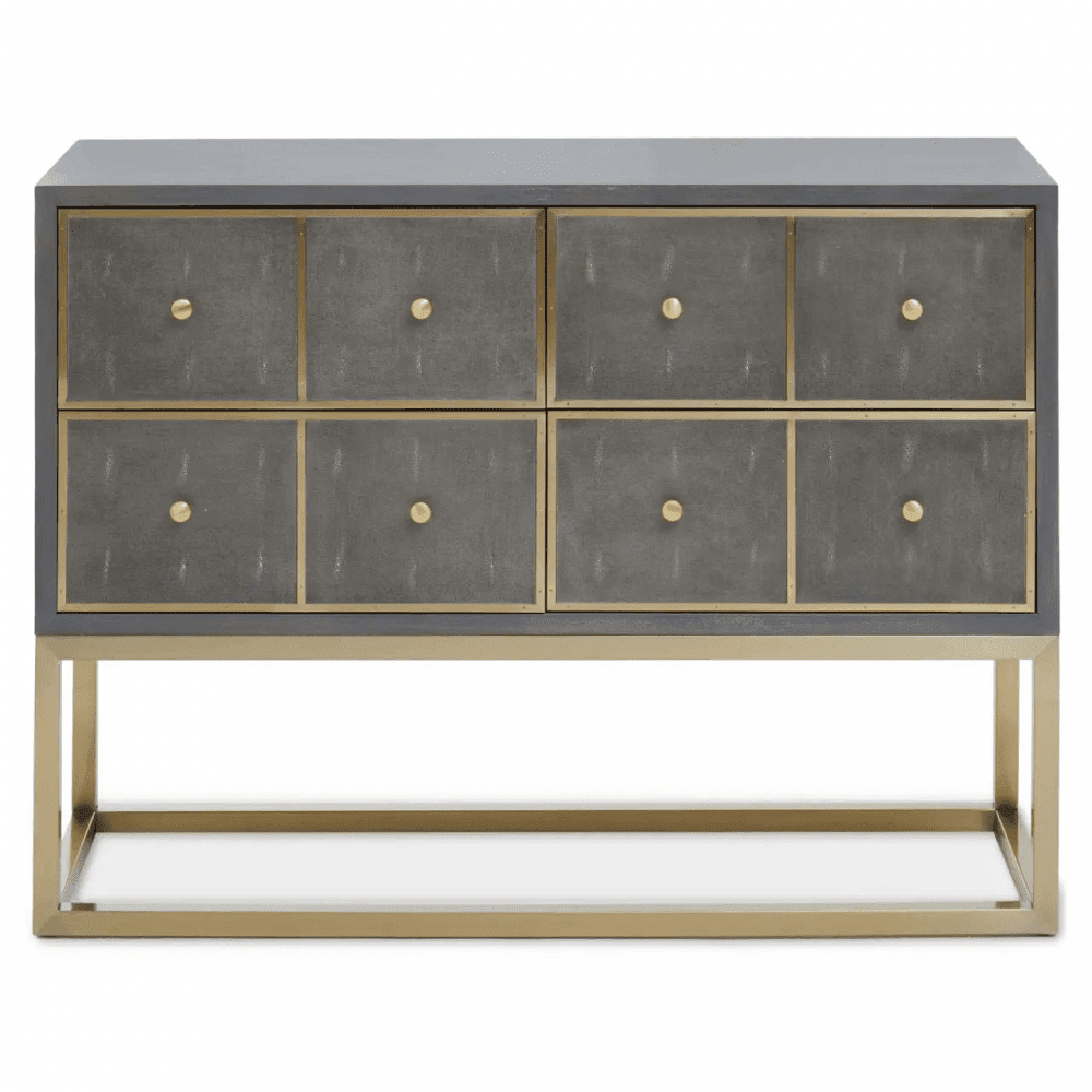 Deskin Four Drawer Console Table