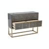 Deskin Four Drawer Console Table