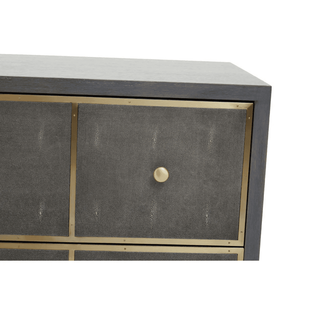 Deskin Four Drawer Console Table