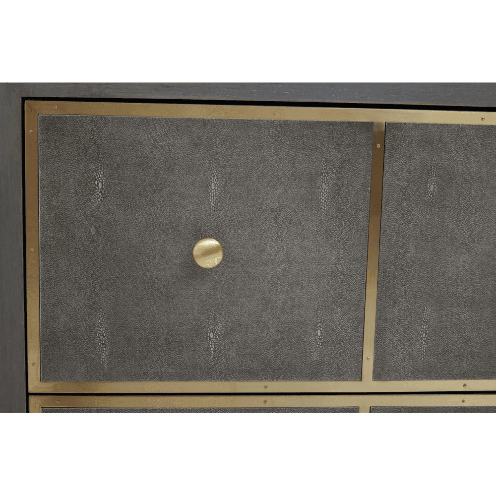 Deskin Four Drawer Console Table