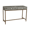 Meridian Console Table With Gold Finish Legs