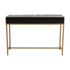Meridian Console Table With Gold Finish Legs