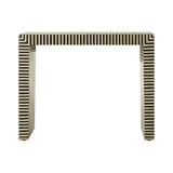 Meridian Bone Inlay Stripe Design Console Table